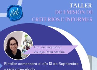 Taller sobre escritura de emisiones de criterio e informes institucionales