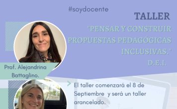 Taller: Pensar y construir propuestas pedagógicas inclusivas