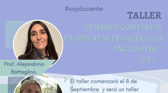 Taller: Pensar y construir propuestas pedagógicas inclusivas