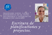 ESCRITURA DE PLANIFICACIONES Y PROYECTOS