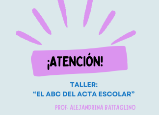 ” EL ABC DEL ACTA ESCOLAR”