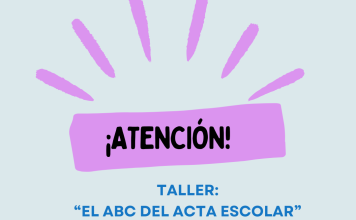 ” EL ABC DEL ACTA ESCOLAR”